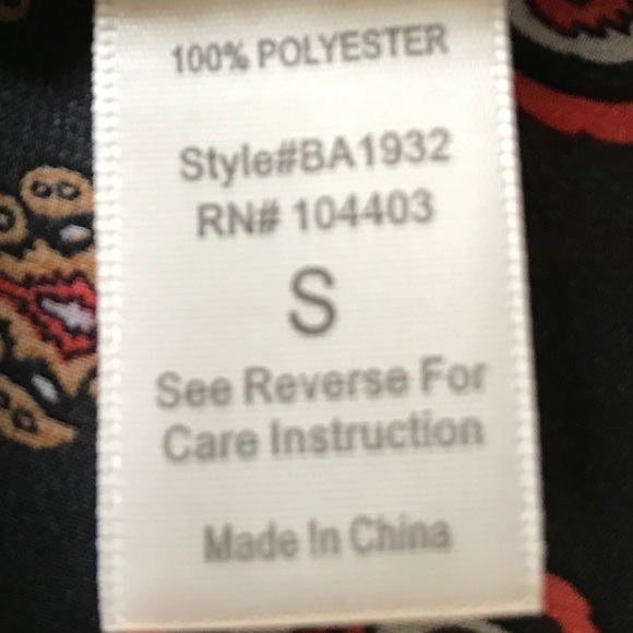 Blu Pepper Blouse NEW WITHOUT TAGS Tunic Sz Small - Picture 7 of 8